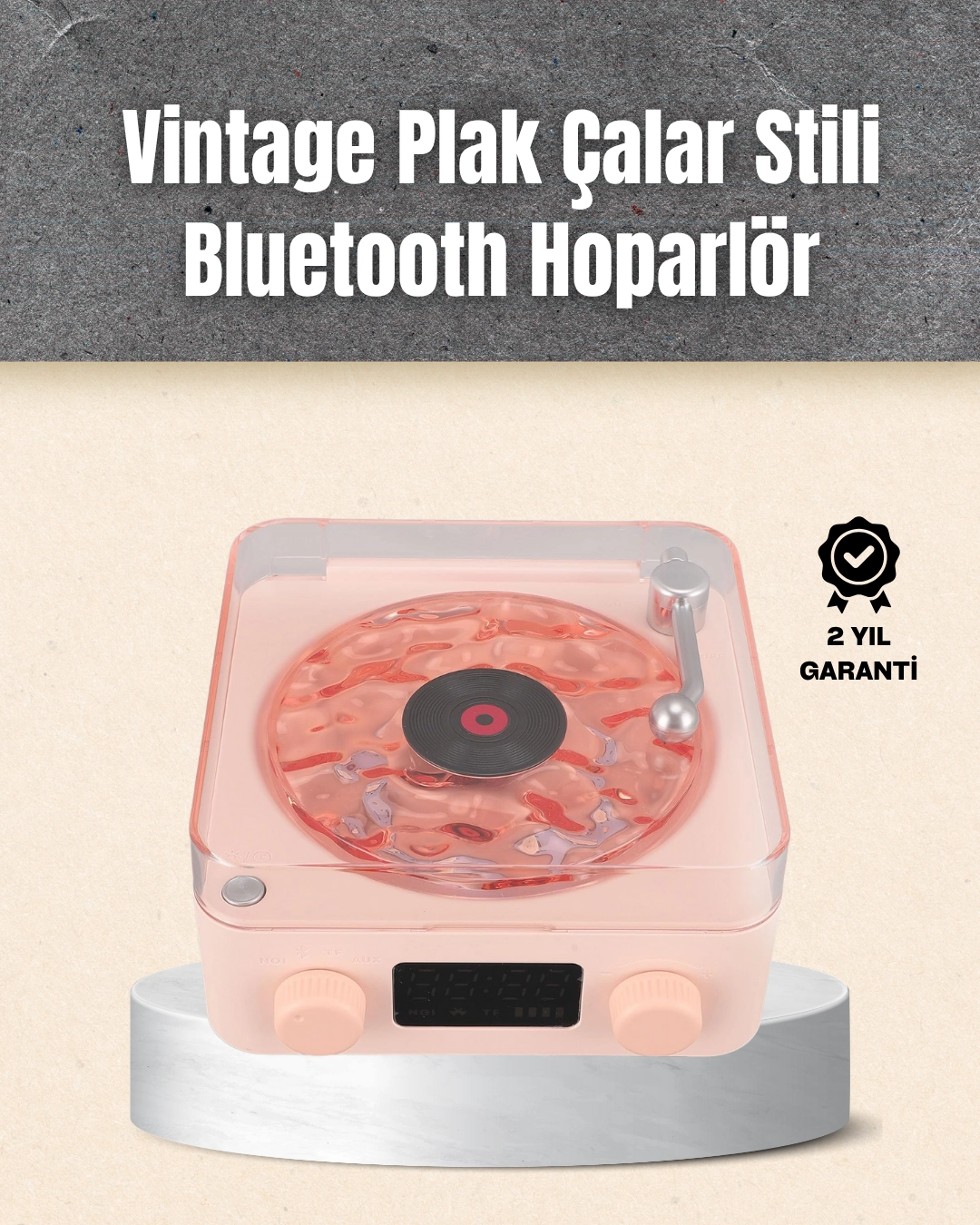 Retro Bluetooth Hoparlör – Yumuşak Gece Lambası Ve Saat Göstergeli ( Lisinya ) Retro Bluetooth Hoparlör – Yumuşak Gece Lambası Ve Saat Göstergeli ( Lisinya )