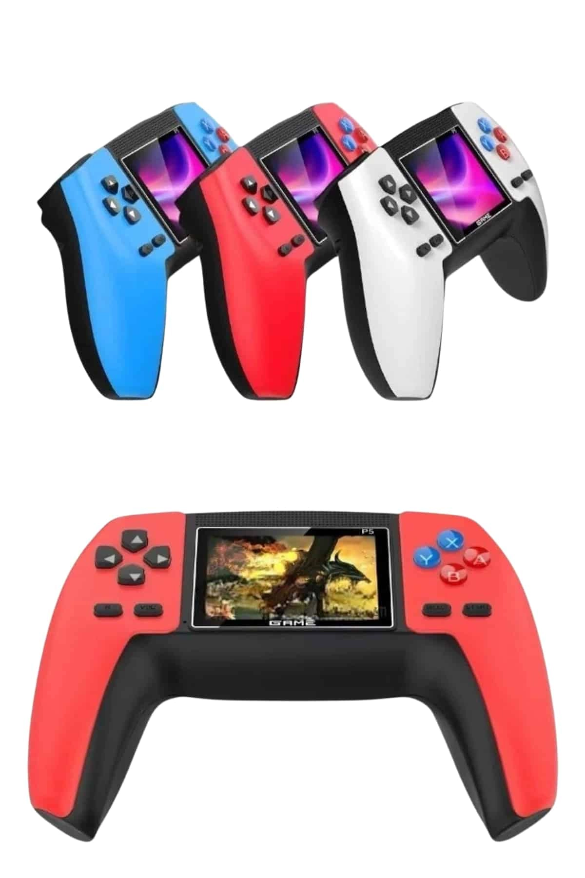 Retro Konsol P5 Uyumlu Taşınabilir 520 Oyunlu Kablosuz Game Stick ( Lisinya )