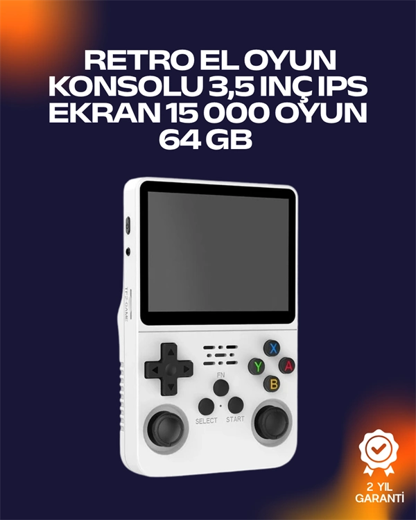 Retro Oyun Cihazı – Çift Microsd Desteği, Çoklu Platform Uyumu, 3200 Mah Batarya ( Lisinya )