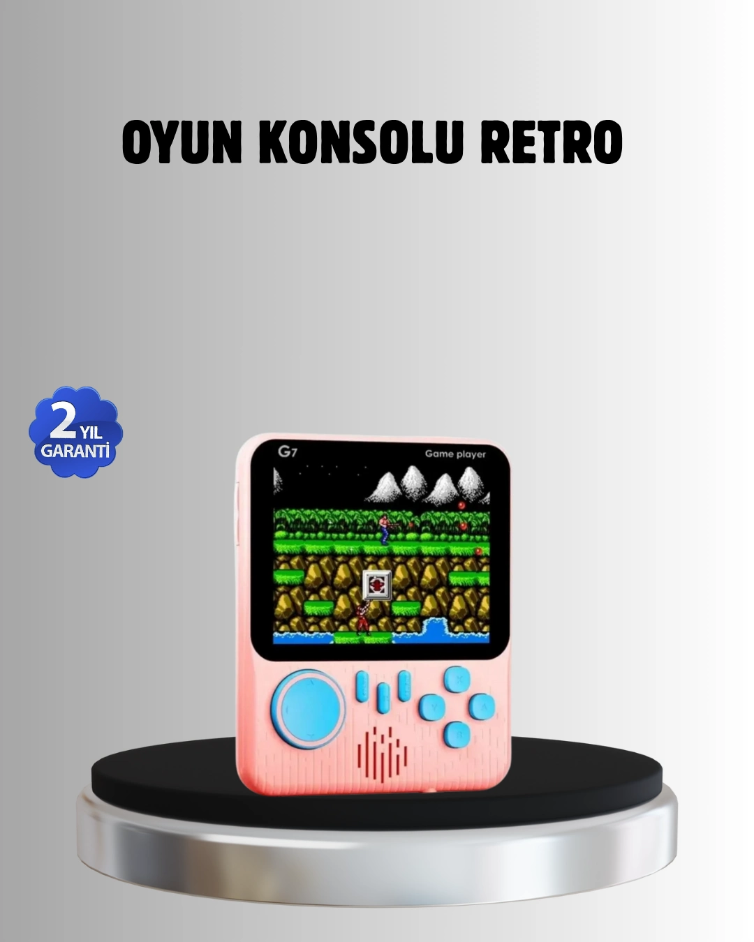 Retro Oyun Konsolu – 3.5 İnç Ekran, 666 Klasik Oyun, Tv Bağlantılı ( Lisinya )