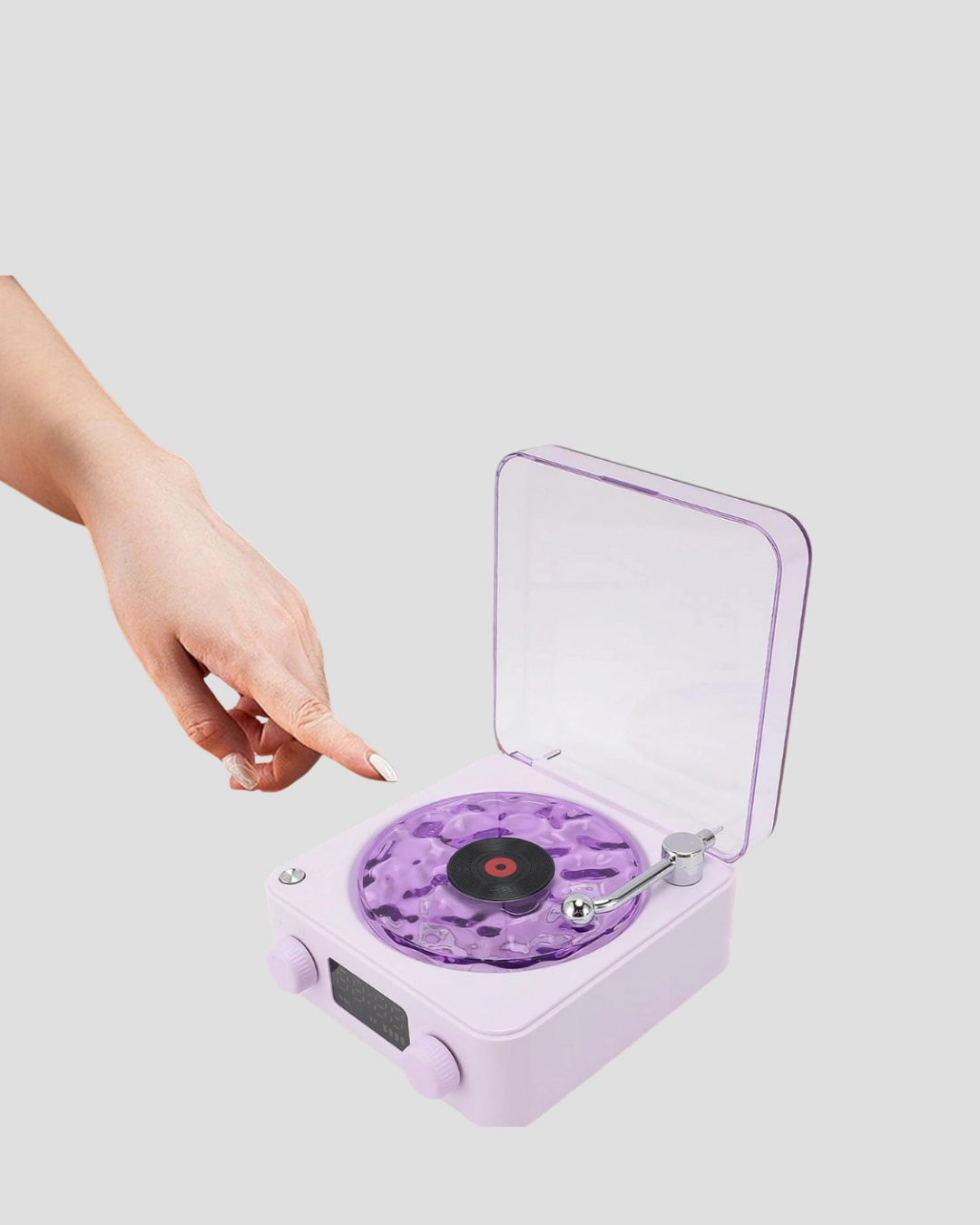 Retro Pikap Hoparlör Bluetooth Aux Usb Type-c Projektörlü 360° Sesli Taşınabilir ( Lisinya )