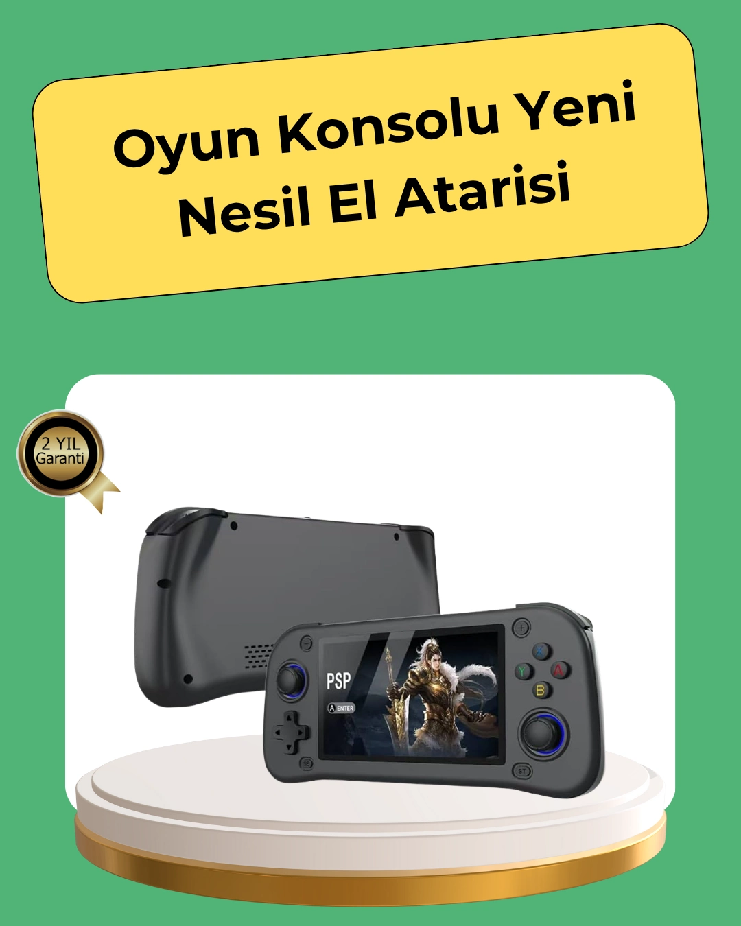 Retro Ve Modern Oyun Destekli Taşınabilir Konsol 64gb Kart Dahil ( Lisinya )