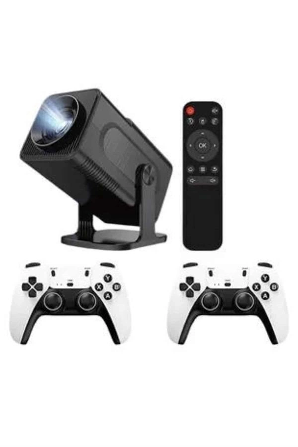 Retro Video Oyunu Konsolu Android Tv El Oyun Konsolu Wıfı Taşınabilir Projeksiyon Cihazı ( Lisinya )