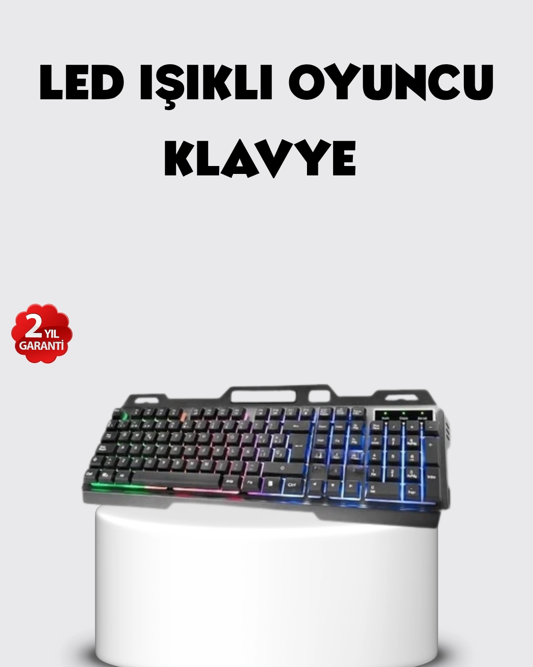 Rgb Aydınlatmalı Klavye Mouse Seti – Usb Bağlantılı, Türkçe Q, Ayarlanabilir Dpı, Ergonomik Yapı ( Lisinya )