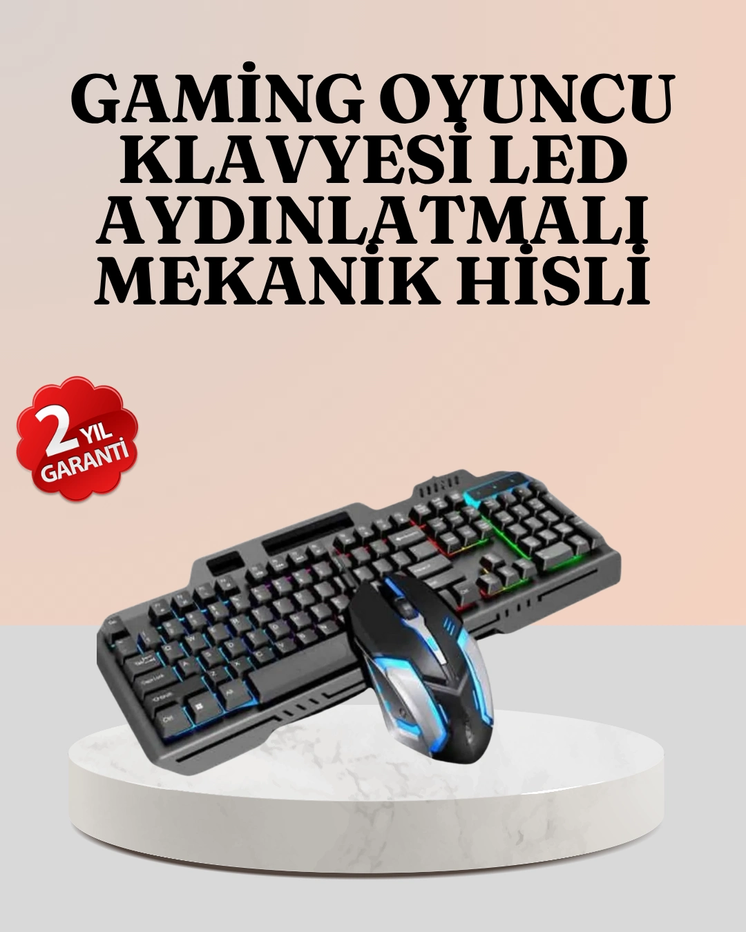 Rgb Aydınlatmalı  Klavye Mouse – Mekanik Hissiyat, Maksimum Kontrol ( Lisinya )