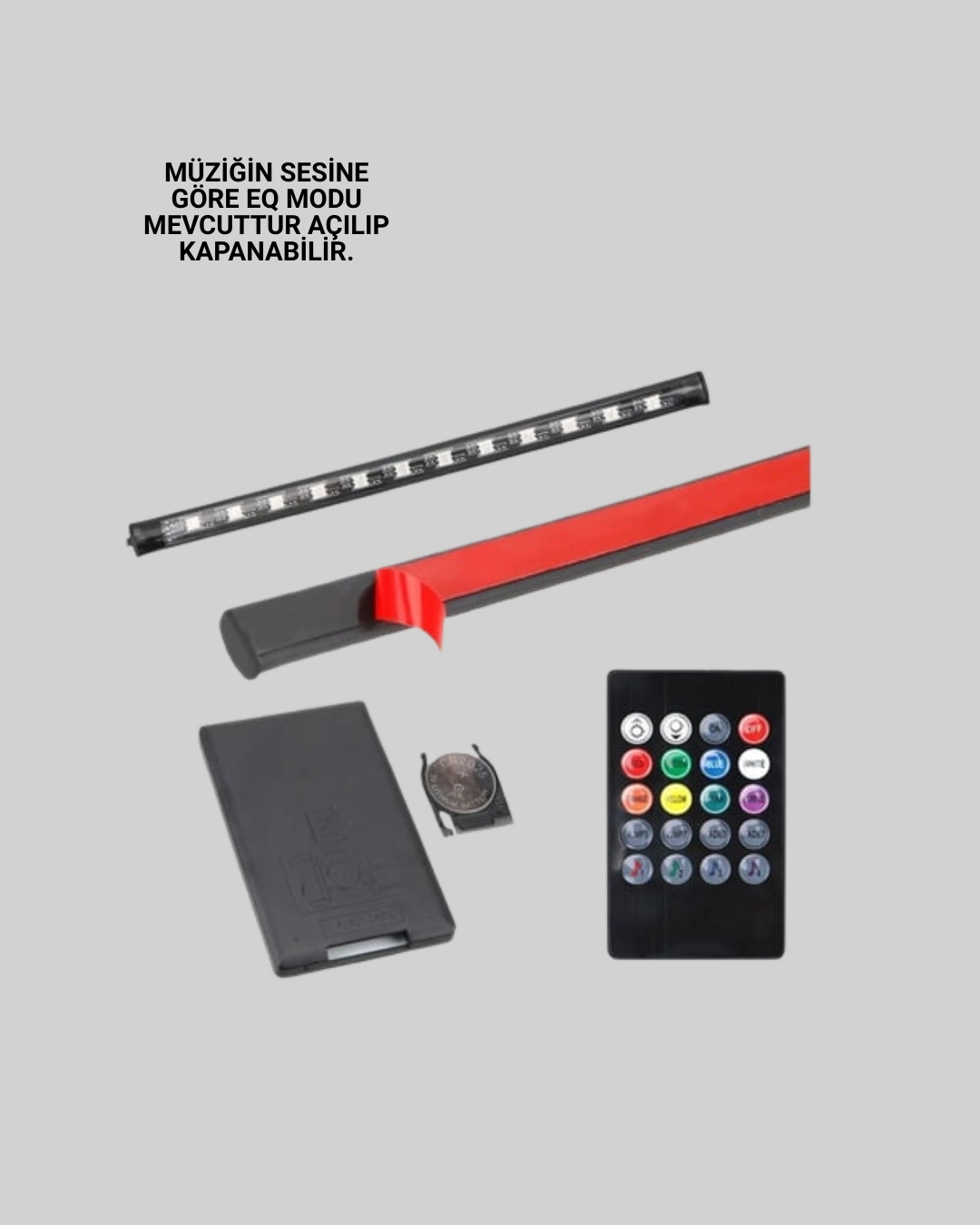 Rgb Geçişli 4 Parça Araç İçi Aydınlatma ( Lisinya )