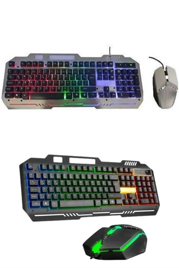 Rgb Işıklı   Klavye Q Klavye Mouse Hediyeli ( Lisinya )