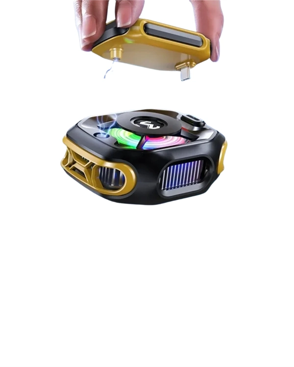 Rgb Işıklı Girdap Fanlı Mobil Soğutucu | Manyetik Montaj | Type-c Girişli ( Lisinya ) Rgb Işıklı Girdap Fanlı Mobil Soğutucu | Manyetik Montaj | Type-c Girişli ( Lisinya )