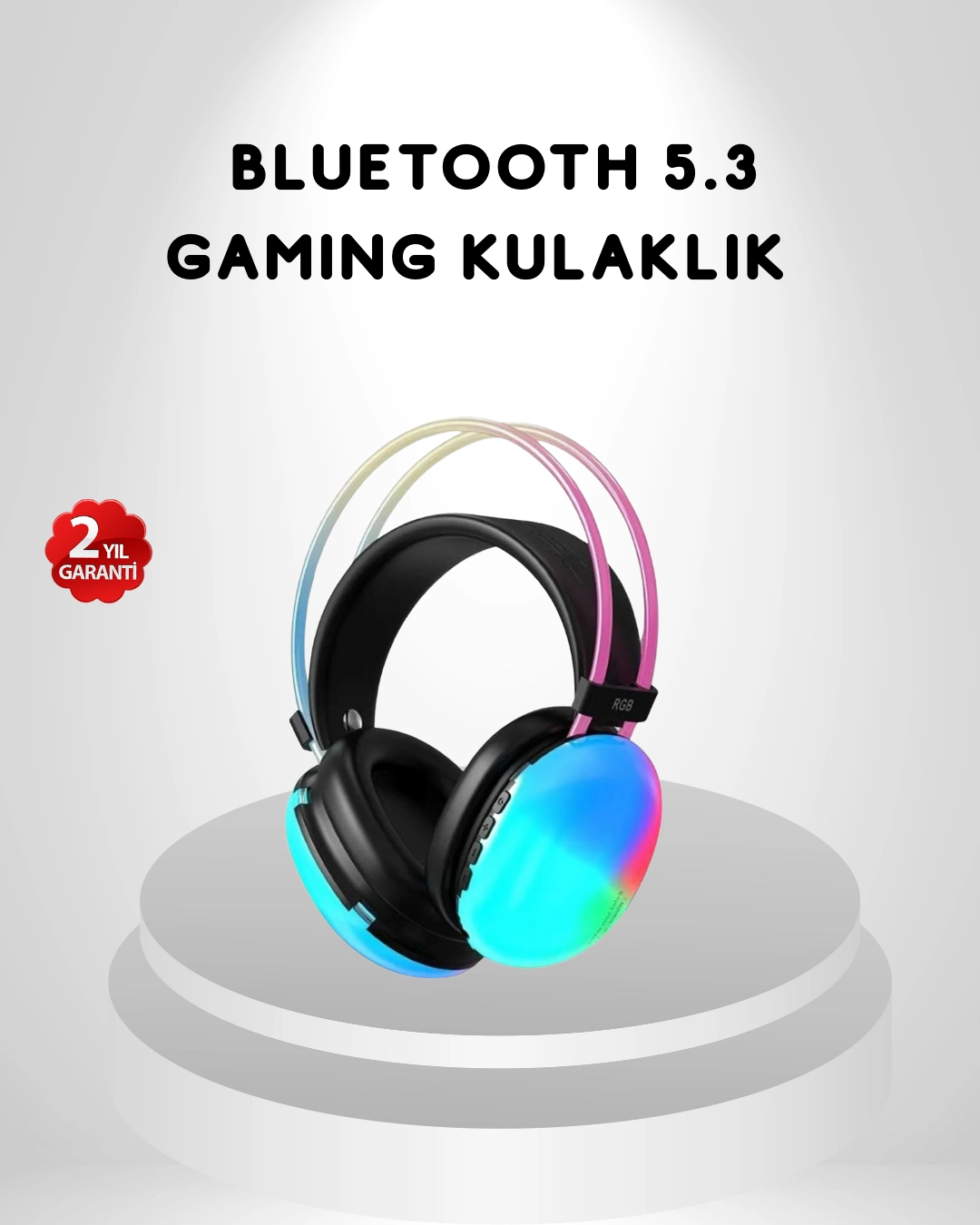 Rgb Işıklı Kablosuz Kulaklık Bluetooth 5.3 800mah Ergonomik Ipx4 Dayanıklı ( Lisinya ) Rgb Işıklı Kablosuz Kulaklık Bluetooth 5.3 800mah Ergonomik Ipx4 Dayanıklı ( Lisinya )