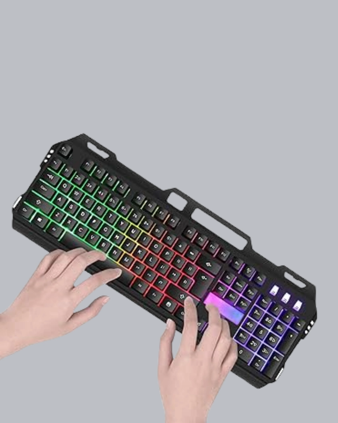 Rgb Işıklı  Klavye Mouse Seti – Türkçe Q, Ayarlanabilir Dpı, Ergonomik Ve Dayanıklı Tasarım ( Lisinya )