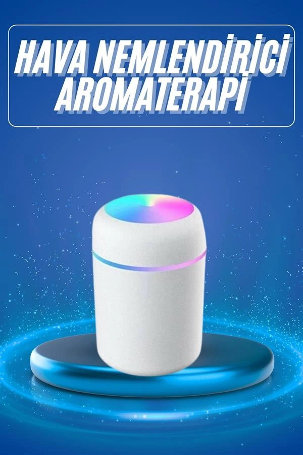 Rgb Işıklı Ulrasonik Ledli Hava Nemlendirici Buhar Makinesi Buhardanlık ( Lisinya )