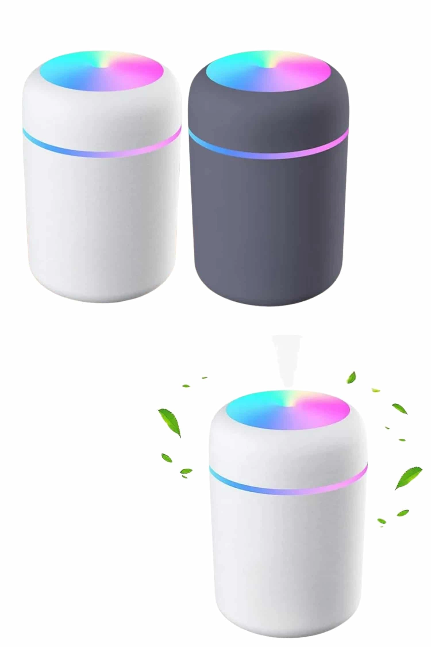 Rgb Işıklı Ulrasonik Ledli Hava Nemlendirici Buhar Makinesi Buhardanlık ( Lisinya )