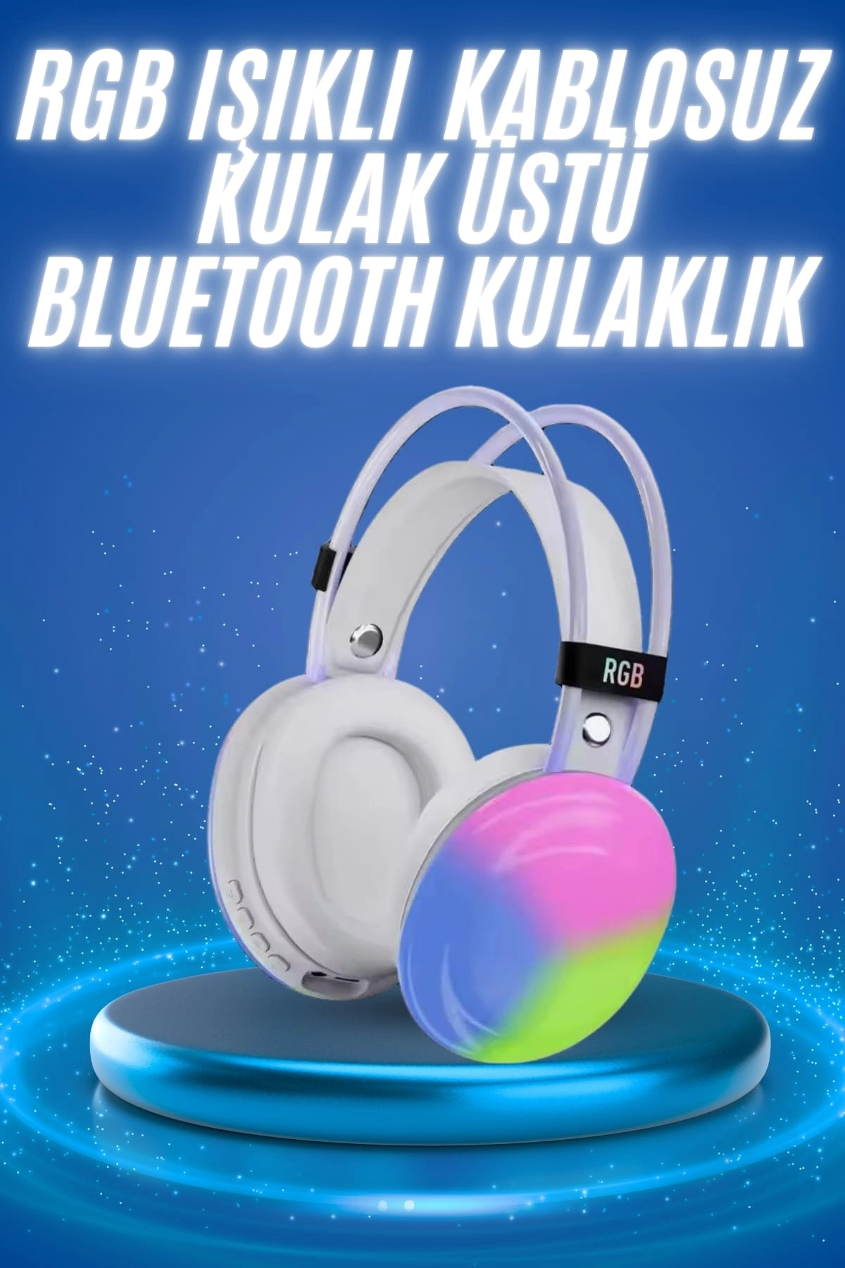Rgb Işıklı Yüksek Ses Kaliteli Kablosuz Kulak Üstü Bluetooth Kulaklık ( Lisinya ) Rgb Işıklı Yüksek Ses Kaliteli Kablosuz Kulak Üstü Bluetooth Kulaklık ( Lisinya )
