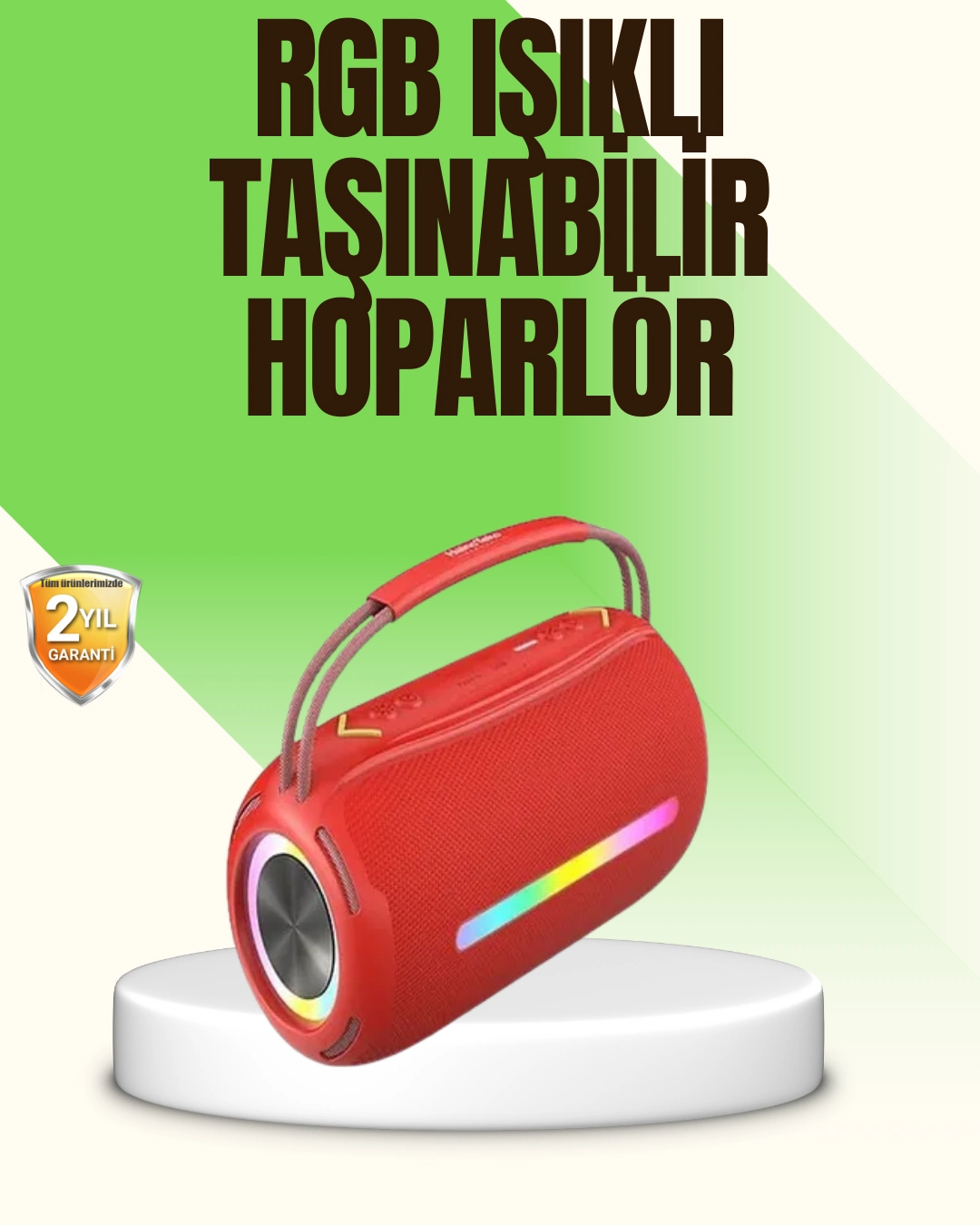 Rgb Led Işıklı 20w Taşınabilir Bluetooth Hoparlör Ipx6 Suya Dayanıklı ( Lisinya ) Rgb Led Işıklı 20w Taşınabilir Bluetooth Hoparlör Ipx6 Suya Dayanıklı ( Lisinya )