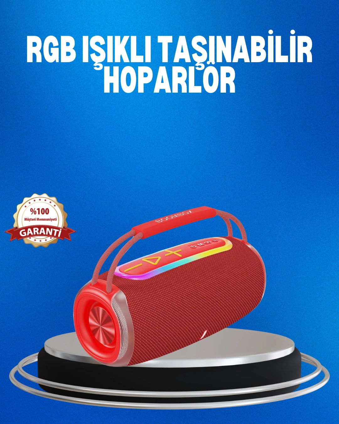Rgb Led Işıklı 20w Taşınabilir Hoparlör Bluetooth 5.3 + Type-c Şarj ( Lisinya ) Rgb Led Işıklı 20w Taşınabilir Hoparlör Bluetooth 5.3 + Type-c Şarj ( Lisinya )