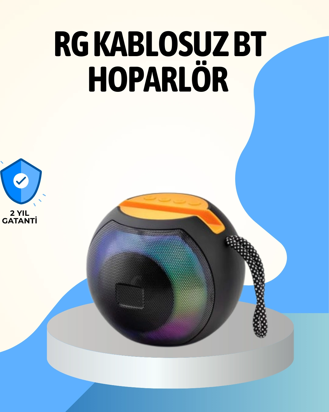 Rgb Led Işıklı Güçlü Baslı Kablosuz Hoparlör ( Lisinya ) Rgb Led Işıklı Güçlü Baslı Kablosuz Hoparlör ( Lisinya )
