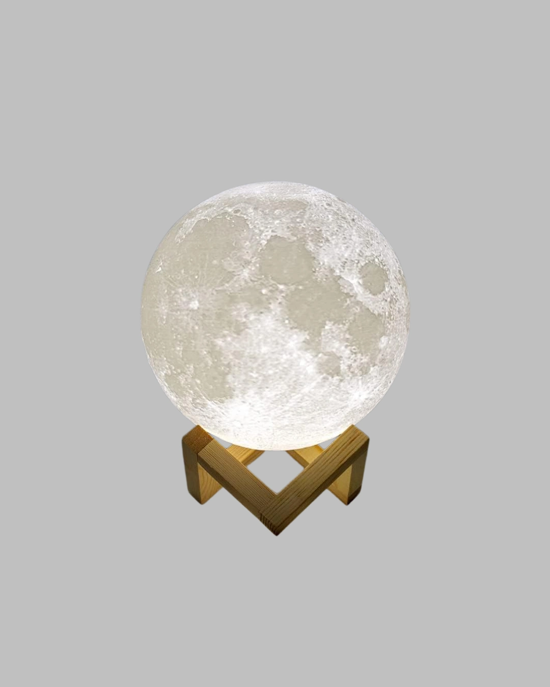 Rgb Modlu 16 Renkli Ay Gece Lambası 3d Baskı ( Lisinya )