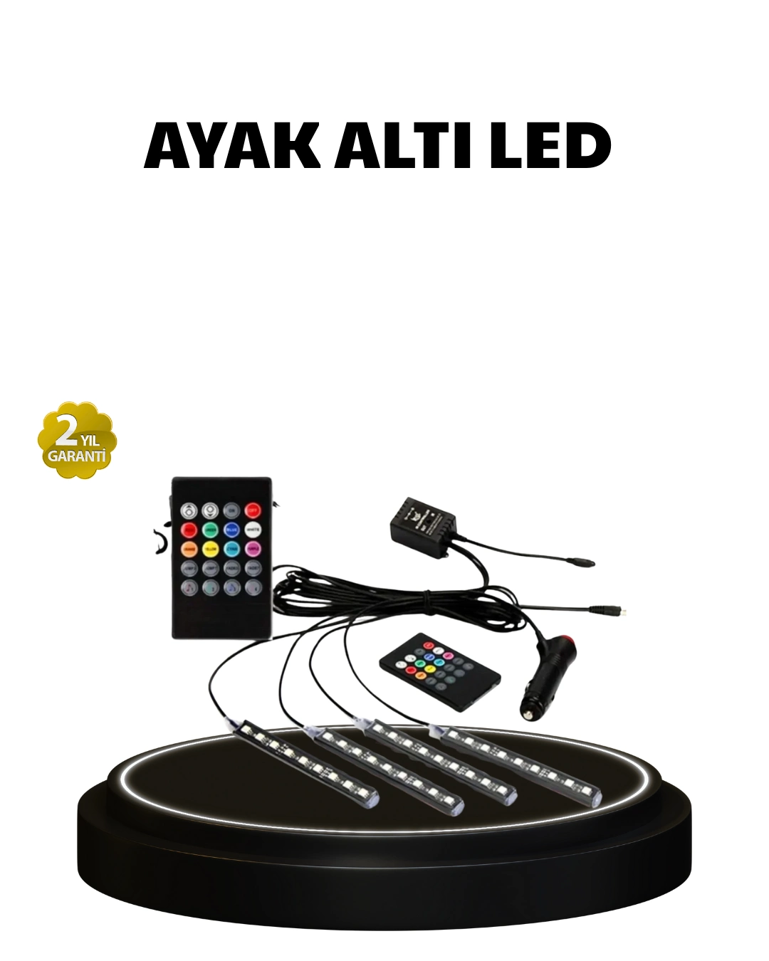 Rgb Müzik Kontrollü Araç Led Işık Seti 48 Led 12v Uzaktan Kumandalı ( Lisinya ) Rgb Müzik Kontrollü Araç Led Işık Seti 48 Led 12v Uzaktan Kumandalı ( Lisinya )