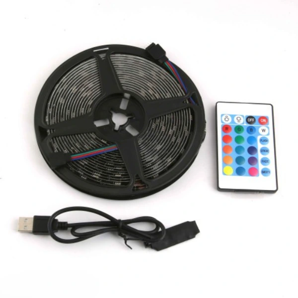 Rgb Şerit 30 Led Kumandalı Usb Bağlantılı ( Lisinya ) Rgb Şerit 30 Led Kumandalı Usb Bağlantılı ( Lisinya )