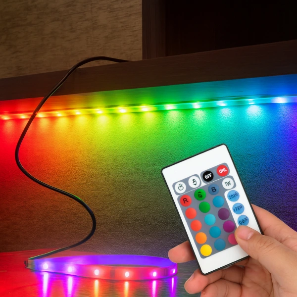Rgb Şerit 30 Led Kumandalı Usb Bağlantılı ( Lisinya ) Rgb Şerit 30 Led Kumandalı Usb Bağlantılı ( Lisinya )