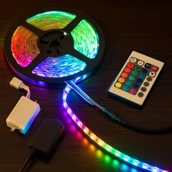 Rgb Şerit 54 Led Kumandalı Usb Bağlantılı ( Lisinya ) Rgb Şerit 54 Led Kumandalı Usb Bağlantılı ( Lisinya )