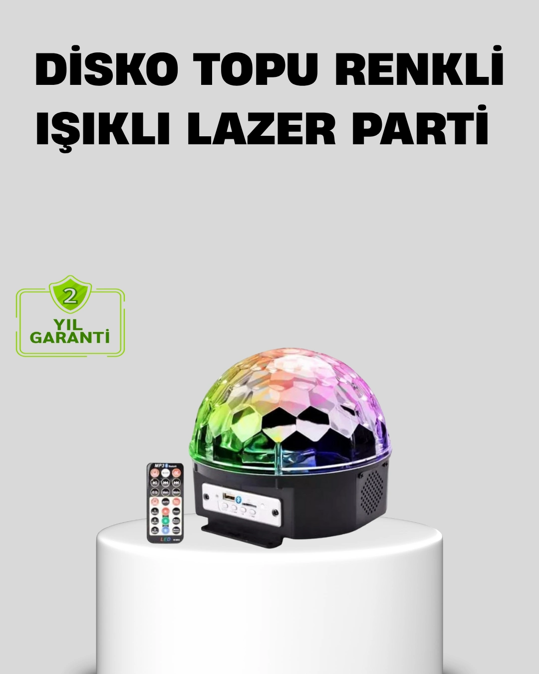Ritim Hassasiyetli Bluetooth Hoparlörlü Disko Işığı Döner Led Efektli ( Lisinya ) Ritim Hassasiyetli Bluetooth Hoparlörlü Disko Işığı Döner Led Efektli ( Lisinya )