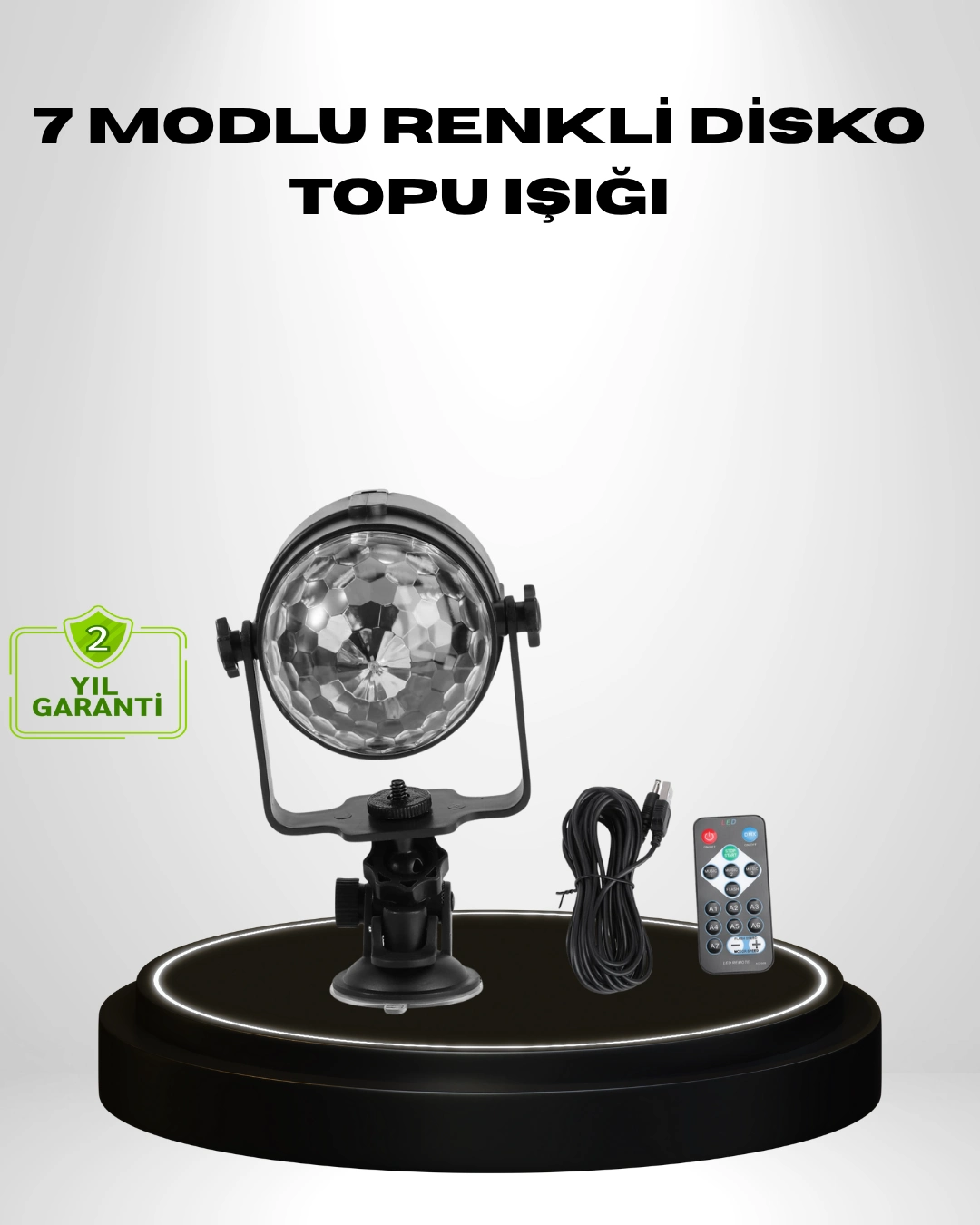 Ritme Duyarlı Led Disko Topu – Renkli Işık Gösterili Parti Lambası ( Lisinya ) Ritme Duyarlı Led Disko Topu – Renkli Işık Gösterili Parti Lambası ( Lisinya )