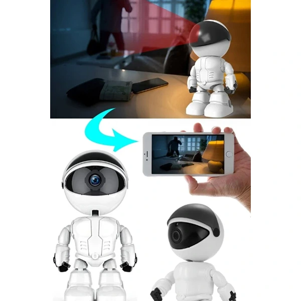 Robot Görünümlü Wi-fi Bebek Kamerası ( Lisinya ) Robot Görünümlü Wi-fi Bebek Kamerası ( Lisinya )