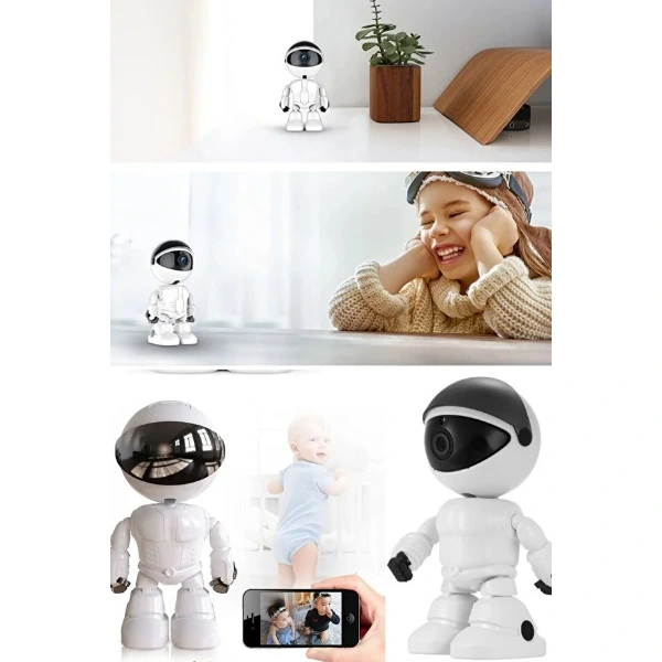 Robot Görünümlü Wi-fi Bebek Kamerası ( Lisinya ) Robot Görünümlü Wi-fi Bebek Kamerası ( Lisinya )