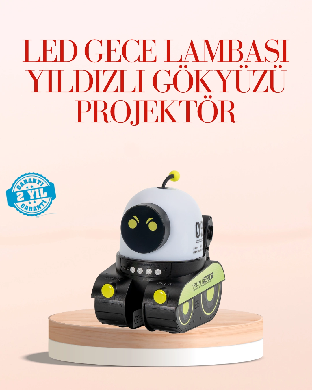 Robot Tasarımlı Bluetooth Hoparlörlü Yıldızlı Gökyüzü Projektör ( Lisinya ) Robot Tasarımlı Bluetooth Hoparlörlü Yıldızlı Gökyüzü Projektör ( Lisinya )