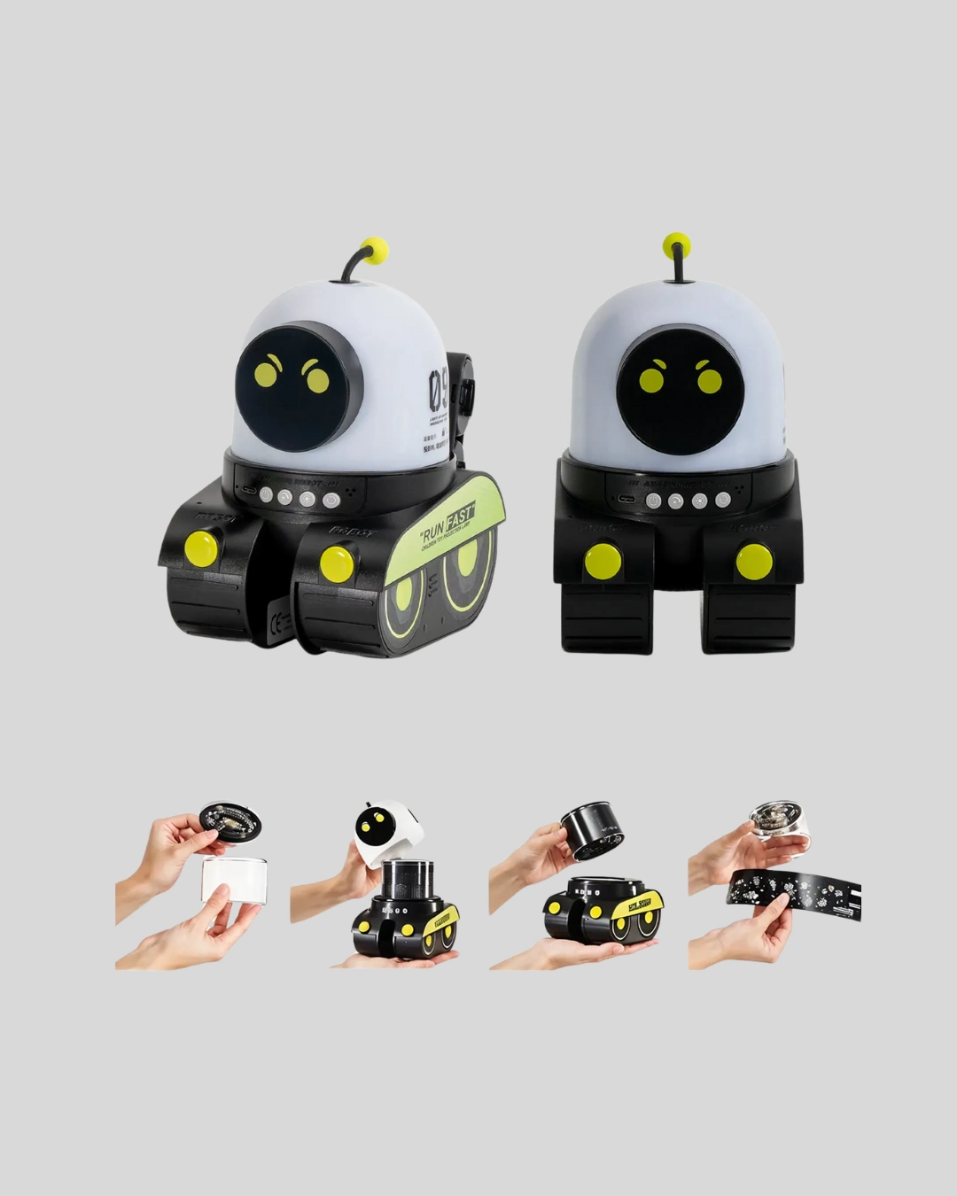 Robot Tasarımlı Bluetooth Hoparlörlü Yıldızlı Gökyüzü Projektör ( Lisinya )