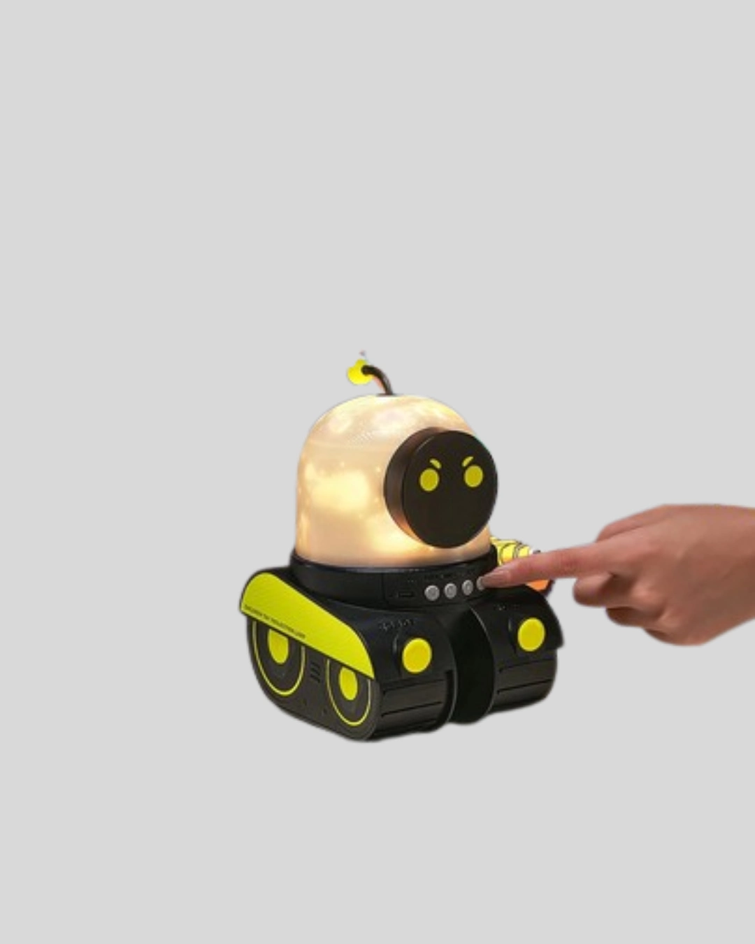 Robot Tasarımlı Bluetooth Hoparlörlü Yıldızlı Gökyüzü Projektör ( Lisinya )