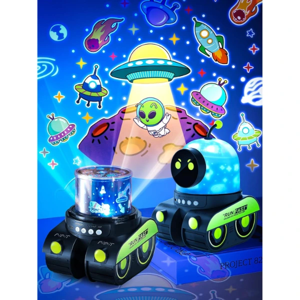 Robot Tasarımlı Projektör Gece Lambası ( Lisinya ) Robot Tasarımlı Projektör Gece Lambası ( Lisinya )