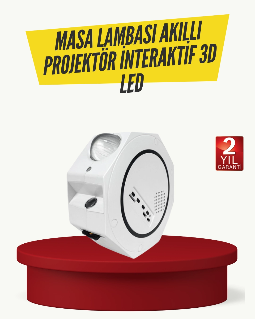 Romantik Atmosfer İçin Yıldızlı Gökyüzü Led Projektör ( Lisinya )