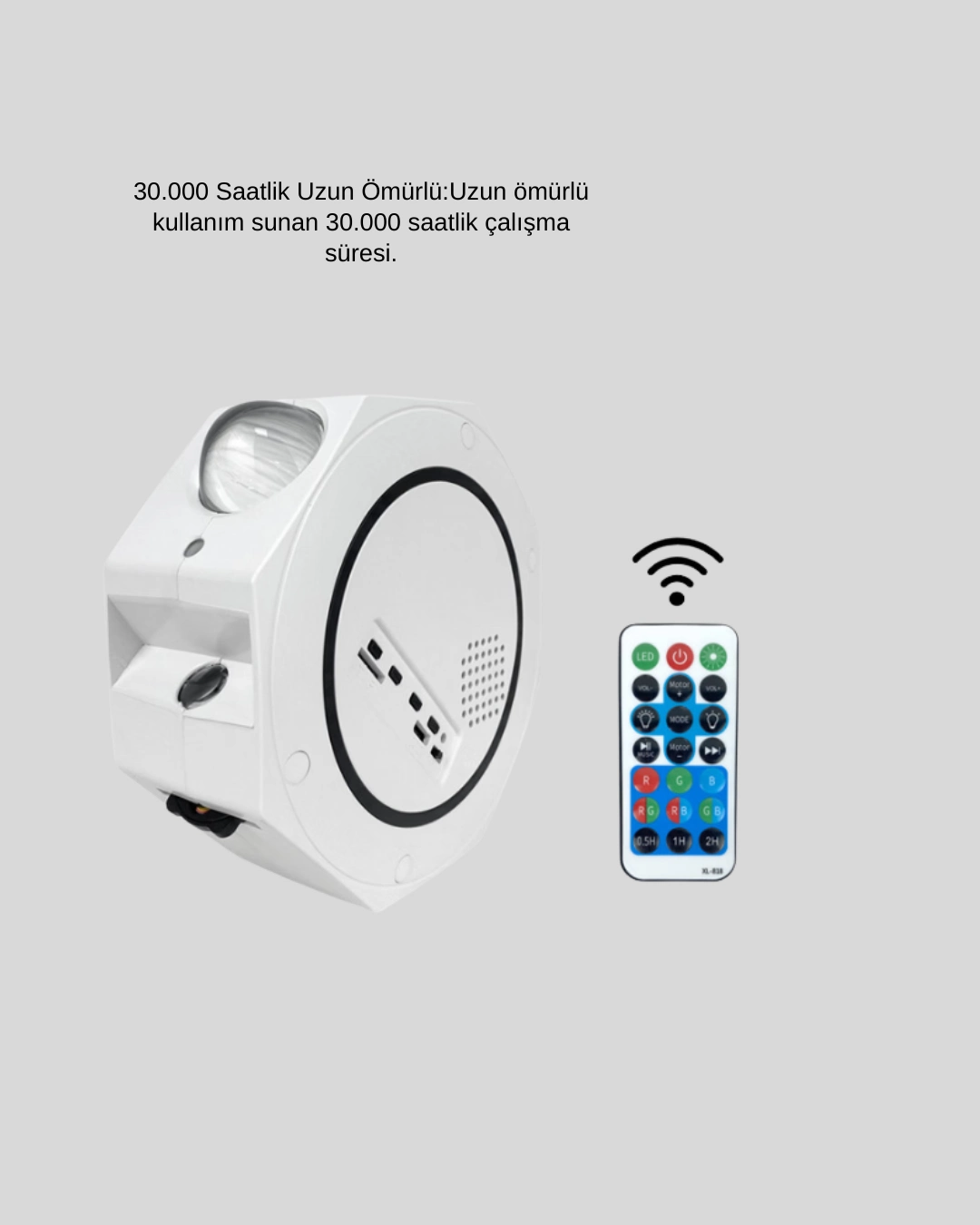 Romantik Atmosfer İçin Yıldızlı Gökyüzü Led Projektör ( Lisinya )