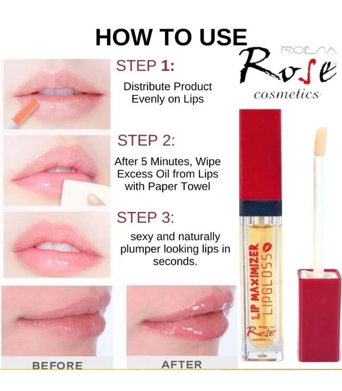 Rose Cosmetics Dudak Dolgunlaştırıcı Doğal Görünüm Dudak Parlatıcısı ( Lisinya ) Rose Cosmetics Dudak Dolgunlaştırıcı Doğal Görünüm Dudak Parlatıcısı ( Lisinya )