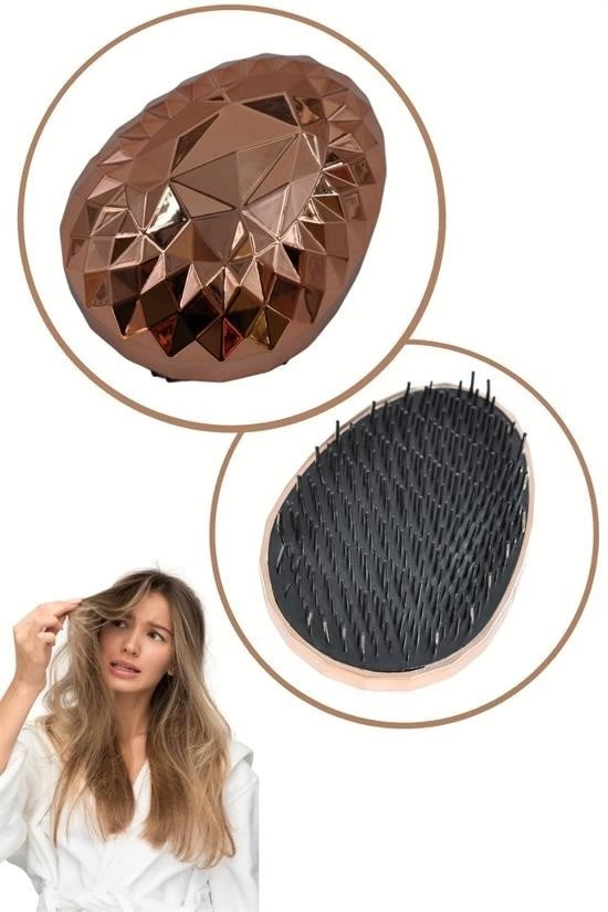 Rose Gold Saç Düzleştirici Tarak Geniş Aralıklı her Saç Tipine Uygun Fırçalı Saç Düzleştiric ( Lisinya ) Rose Gold Saç Düzleştirici Tarak Geniş Aralıklı her Saç Tipine Uygun Fırçalı Saç Düzleştiric ( Lisinya )