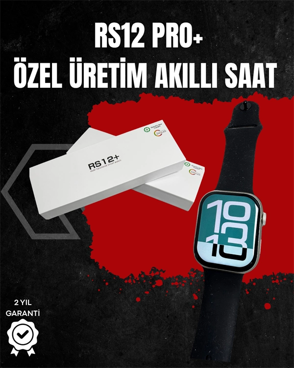 Rs12 Pro+ Titanyum Kasa Akıllı Saat – Uyku Ve Nabız Takibi, Suya Dayanıklı, Bluetooth Arama ( Lisinya )