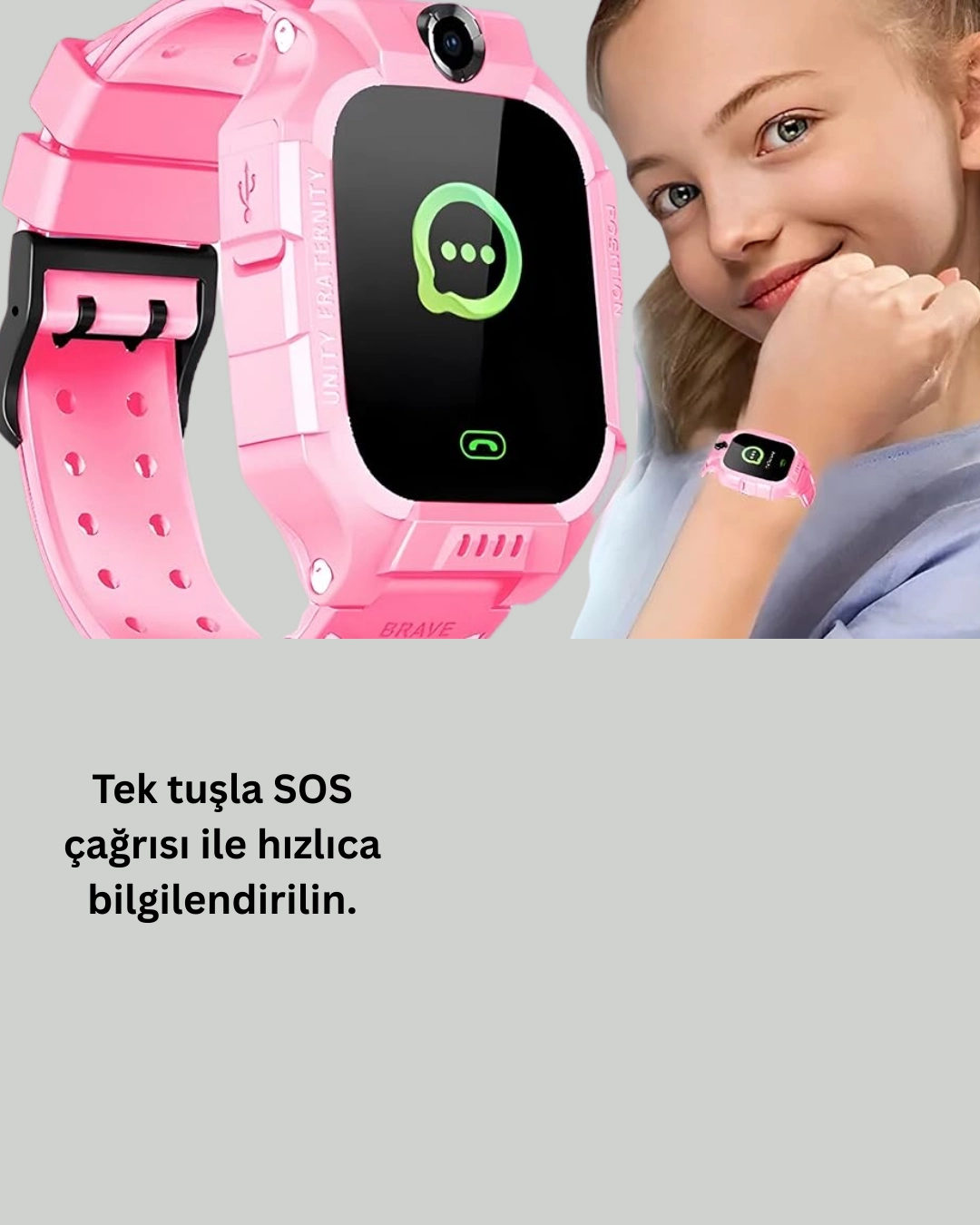 S10 Akıllı Çocuk Saati Anlık Konum Ve Sesli Mesaj Destekli ( Lisinya )