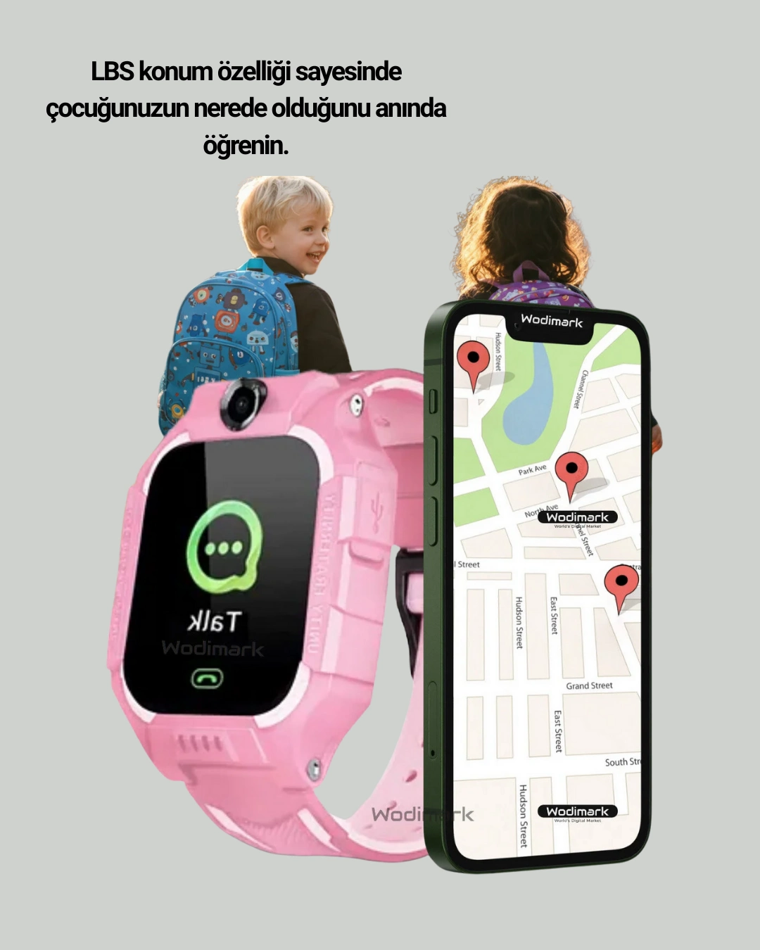 S10 Akıllı Çocuk Saati Konum Takip Ve Güvenlik Özellikli ( Lisinya )