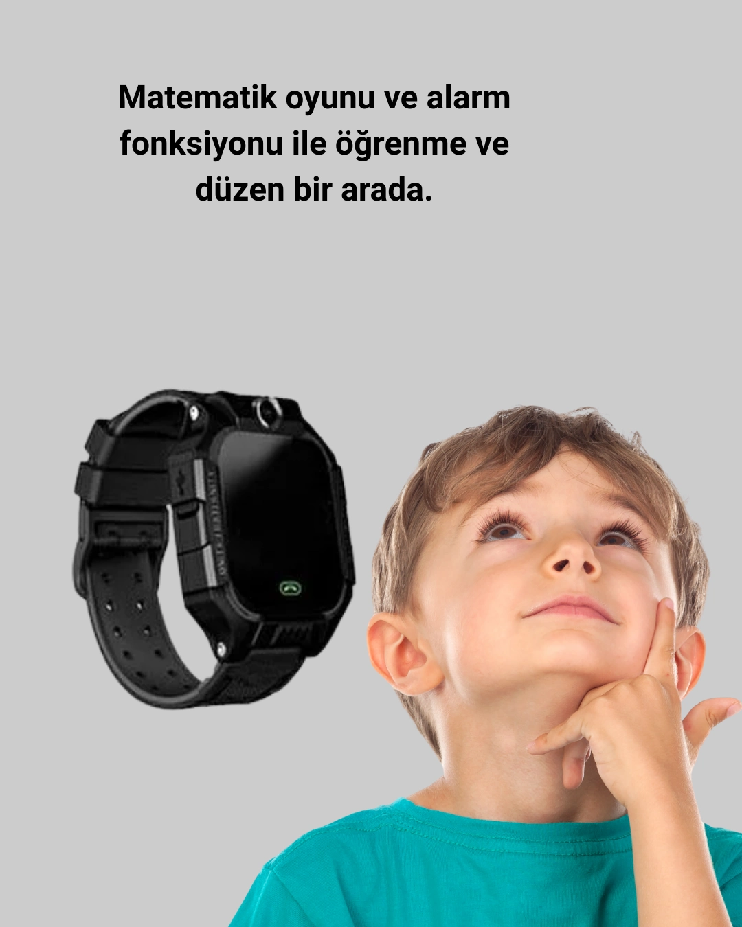 S10 Akıllı Çocuk Saati Siyah ( Lisinya )