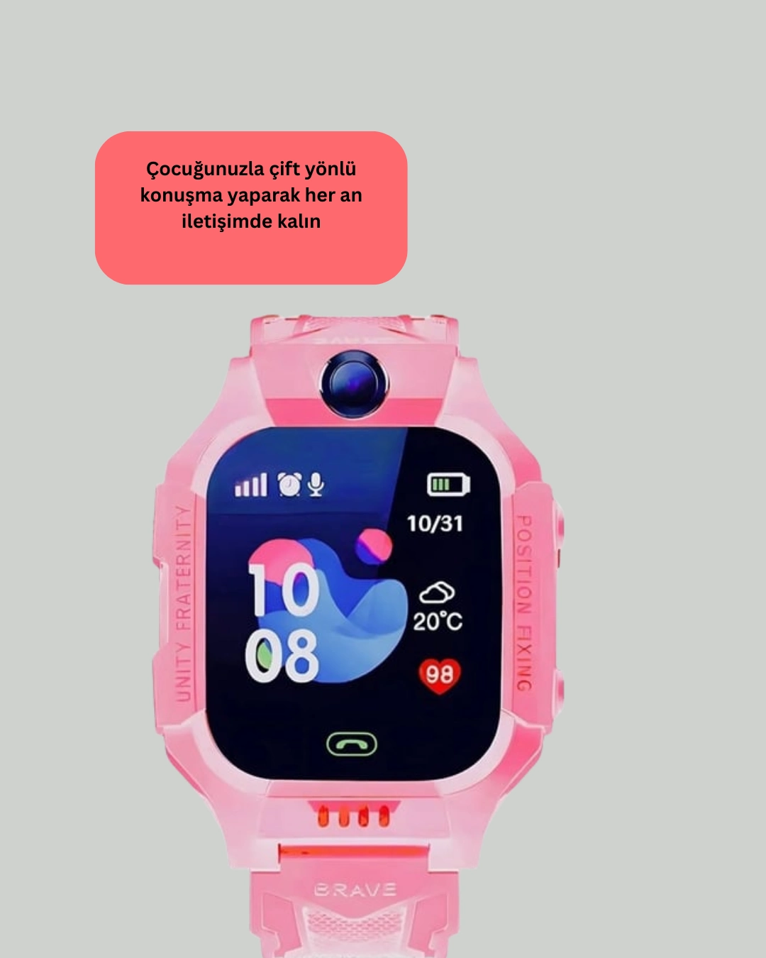 S10 Çocuk Akıllı Saati Konum Geçmişi Ve Alarm Fonksiyonlu ( Lisinya )