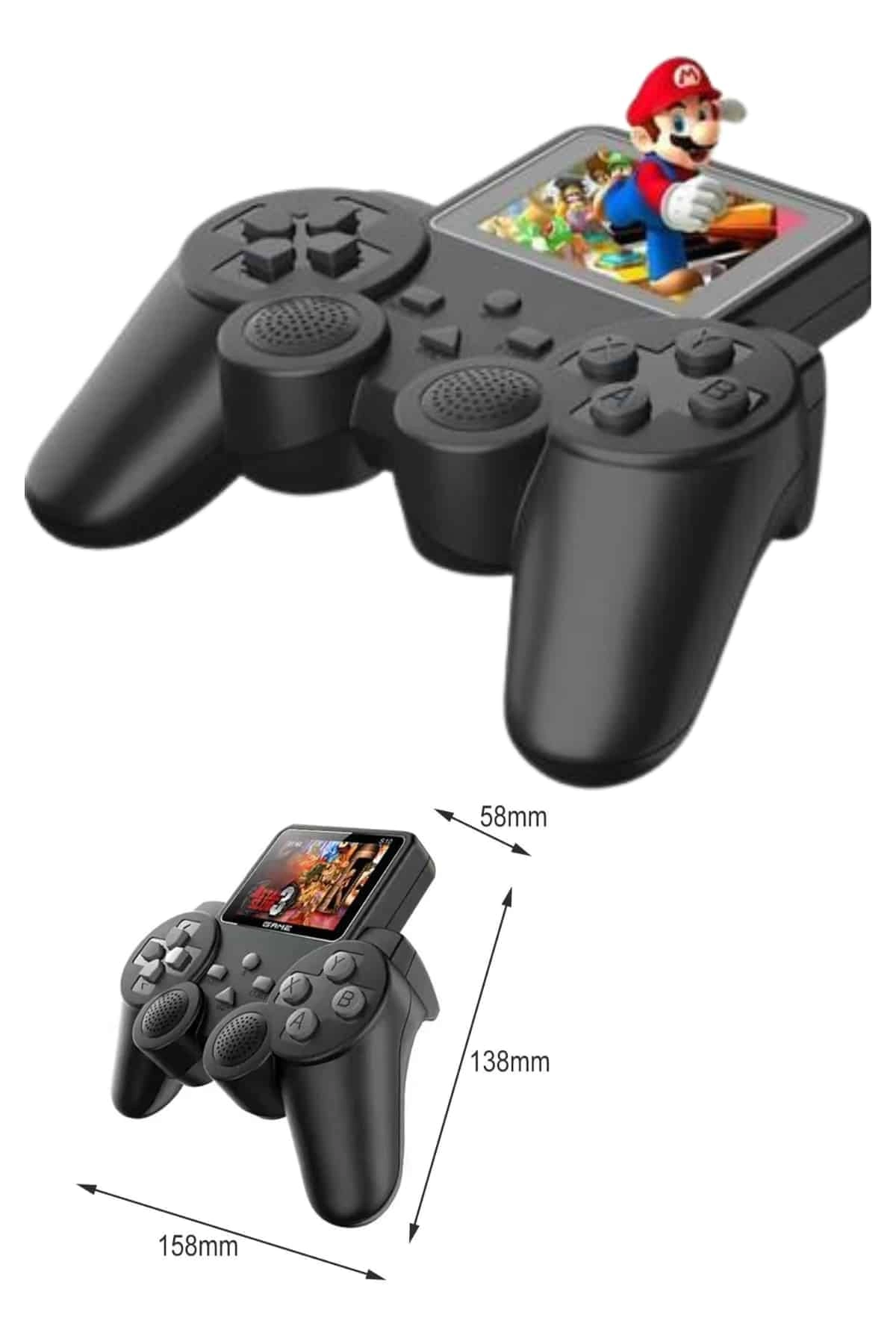 S10 Gamepad 520 Oyunlu Klasik Taşınabilir Retro Oyunlar Oyun Konsolu El Atarisi ( Lisinya )