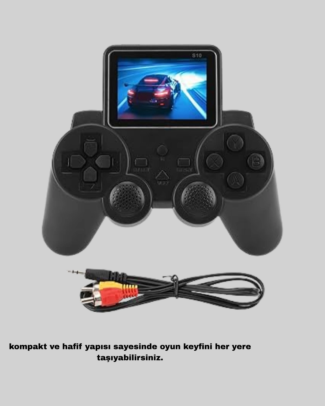 S10 Retro Oyun Konsolu Taşınabilir 2.8 İnç Ekran Ergonomik Nostalji ( Lisinya )