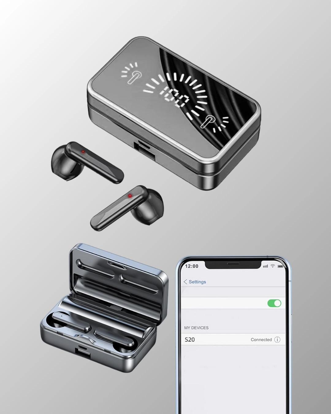 S20 Kablosuz Kulaklık – 360° Surround Stereo Ses Sistemi İle Derin Ses Deneyimi ( Lisinya )