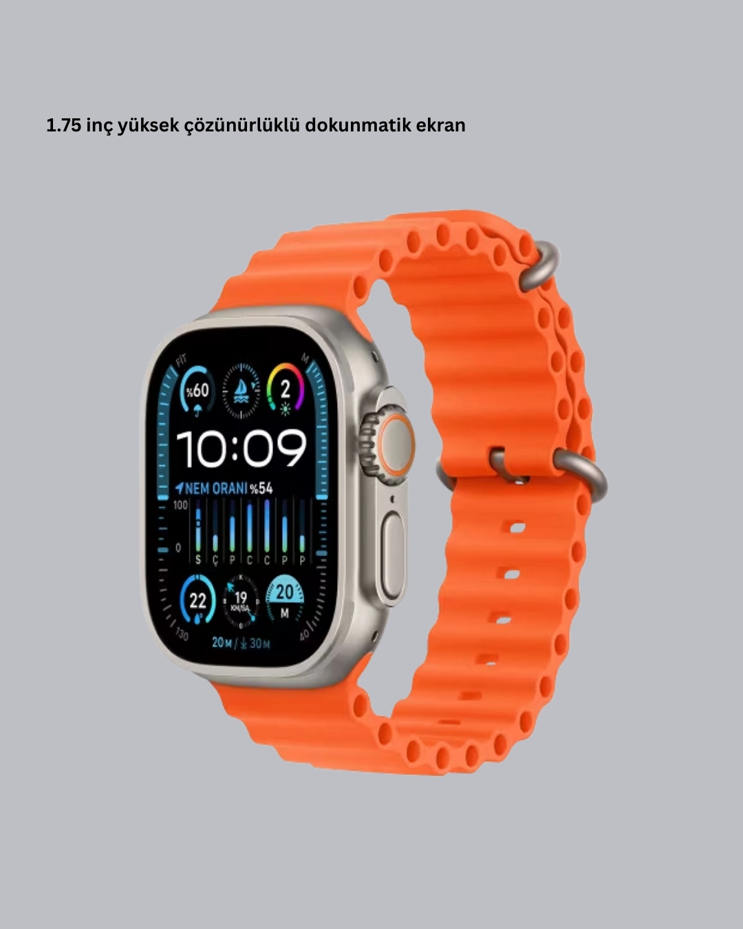 S8 Ultra Akıllı Saat Ve Bluetooth Kablosuz Kulaklık 2’li Set ( Lisinya )