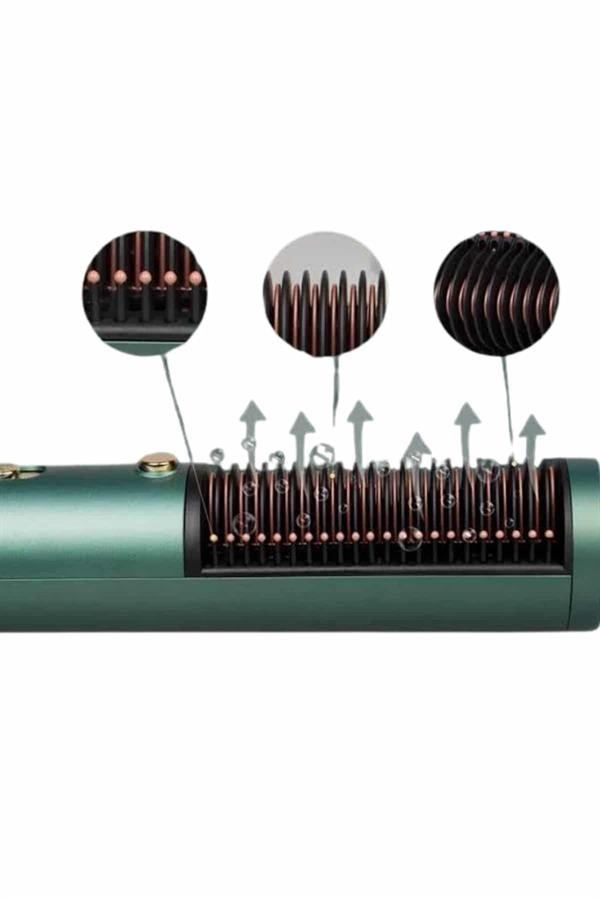 Saç Düzleştirici Fön Makinesi Saç Fırçası Profesyonel Üflemeli ( Lisinya )