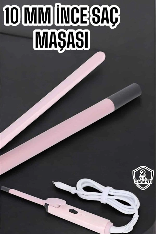 Saç Düzleştirici İnce Bukleler İyon Özelliği Taşınabilir Döner Kablo ( Lisinya )