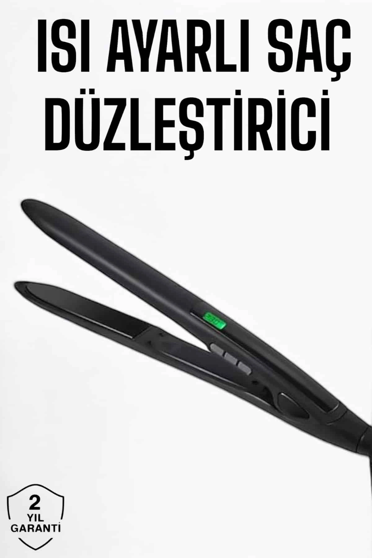 Saç Düzleştirici Isı Ayarlı Döner Kablo Yıpranma Karşıtı ( Lisinya )