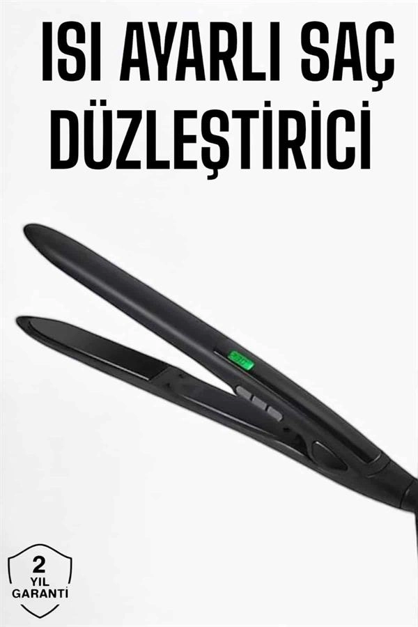 Saç Düzleştirici Isı Ayarlı Döner Kablo Yıpranma Karşıtı ( Lisinya )